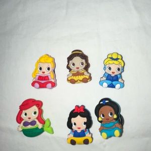 Croc charms Disney princess set of 6